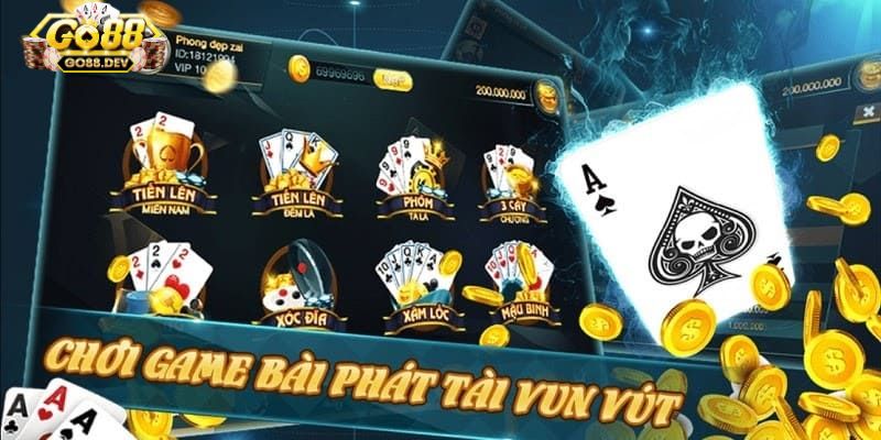 Mẹo chơi game bài Go 88 cơ hội chiến thắng lớn